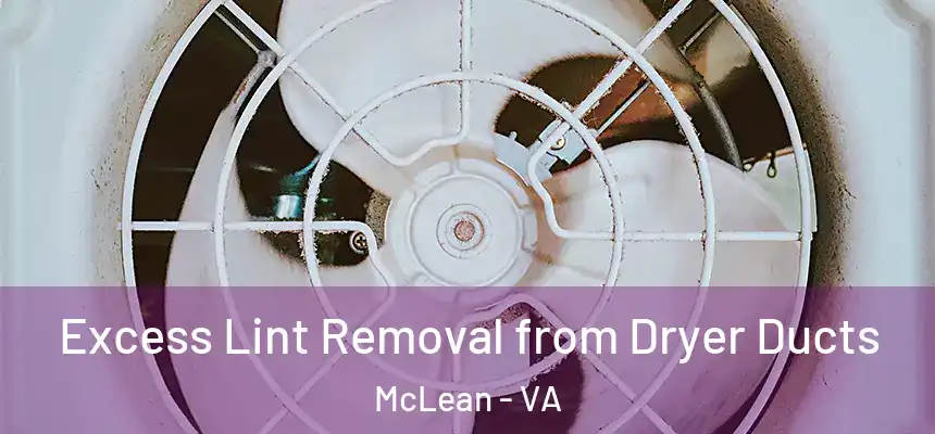 Excess Lint Removal from Dryer Ducts McLean - VA